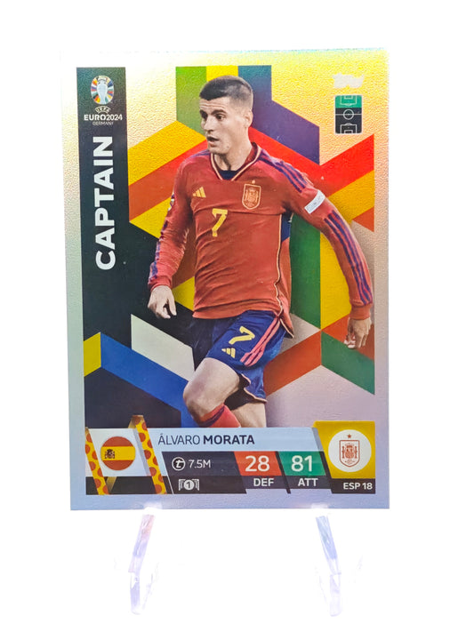 Álvaro Morata – Captain – Topps UEFA Euro 2024