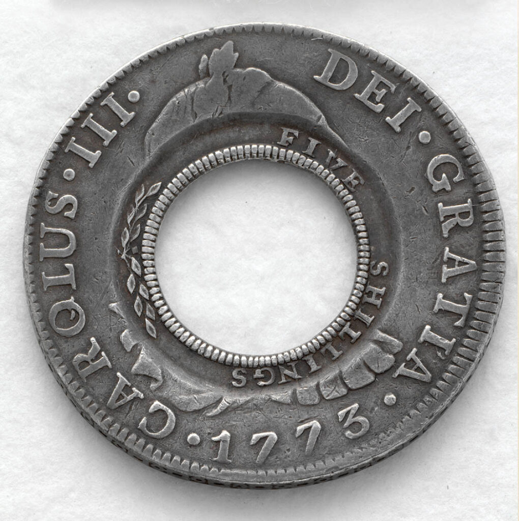 Australian 1813 Holey Dollar and Dump