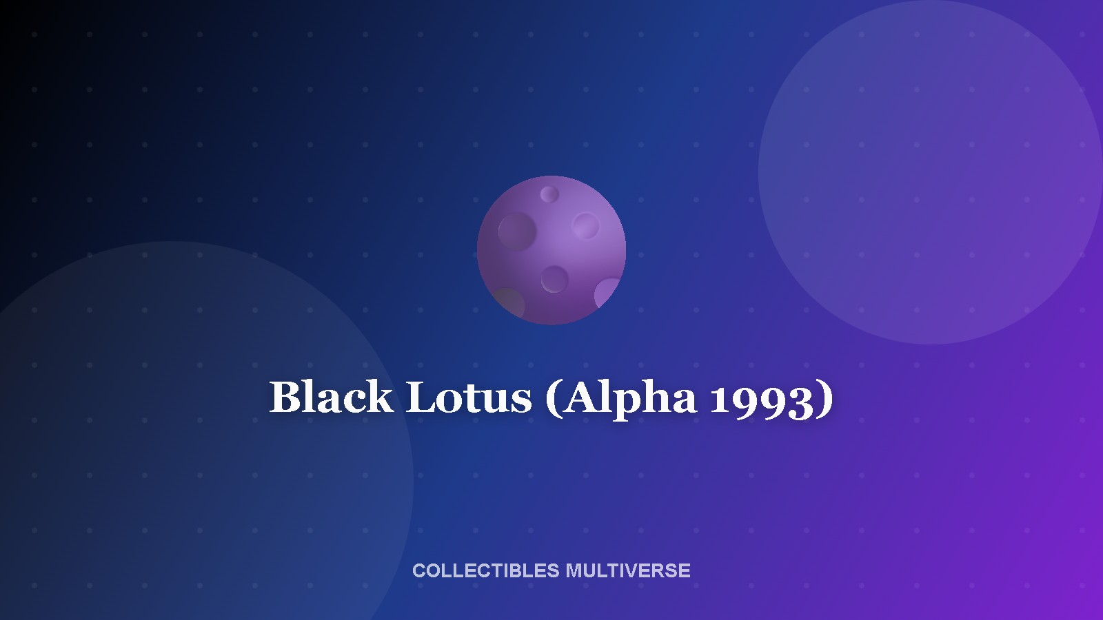 Black Lotus (Alpha 1993)