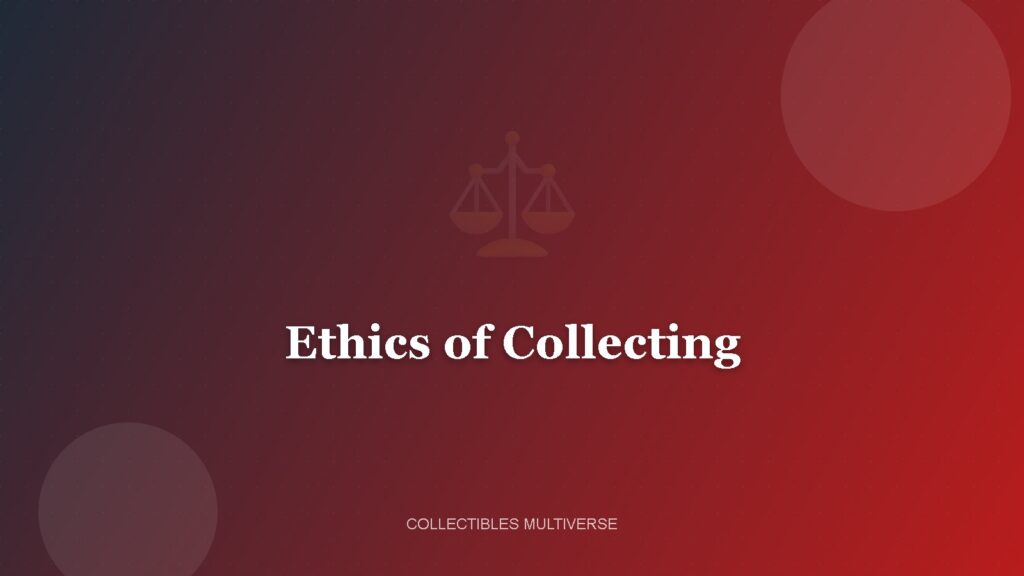 The Ethics of Collecting: Provenance, Looting & Cultural Heritage