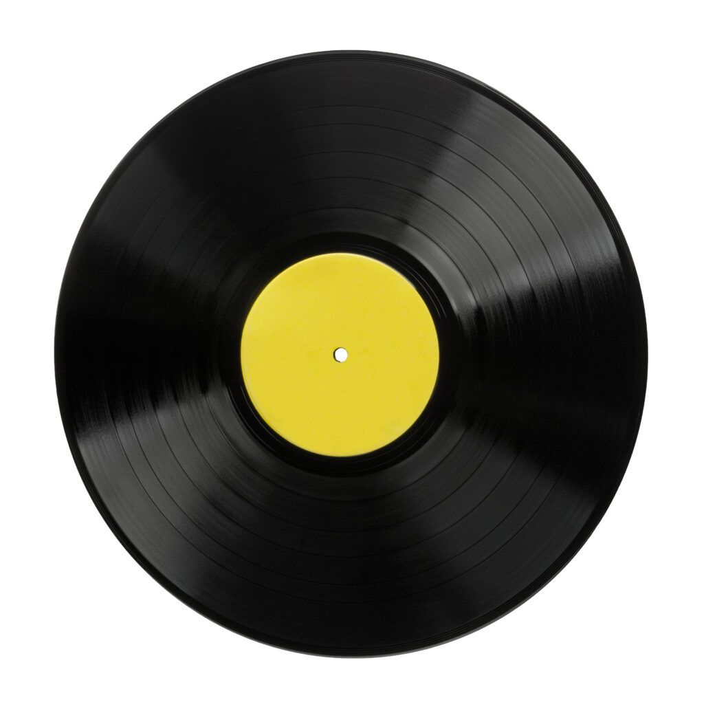 Vintage vinyl LP records