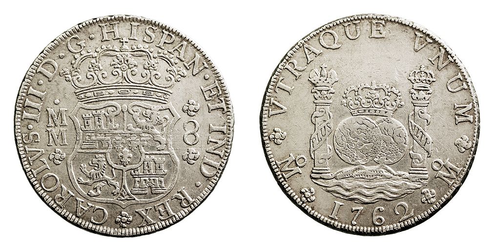 Mexican 8 reales of Carlos III