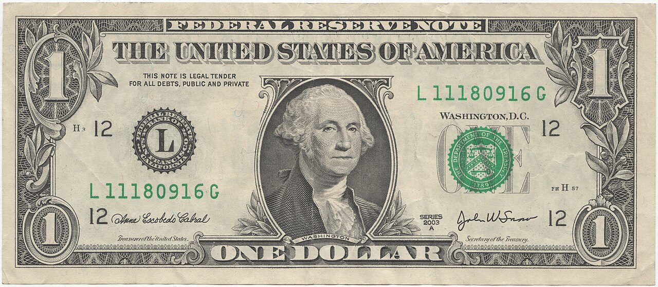 Vintage paper money banknote
