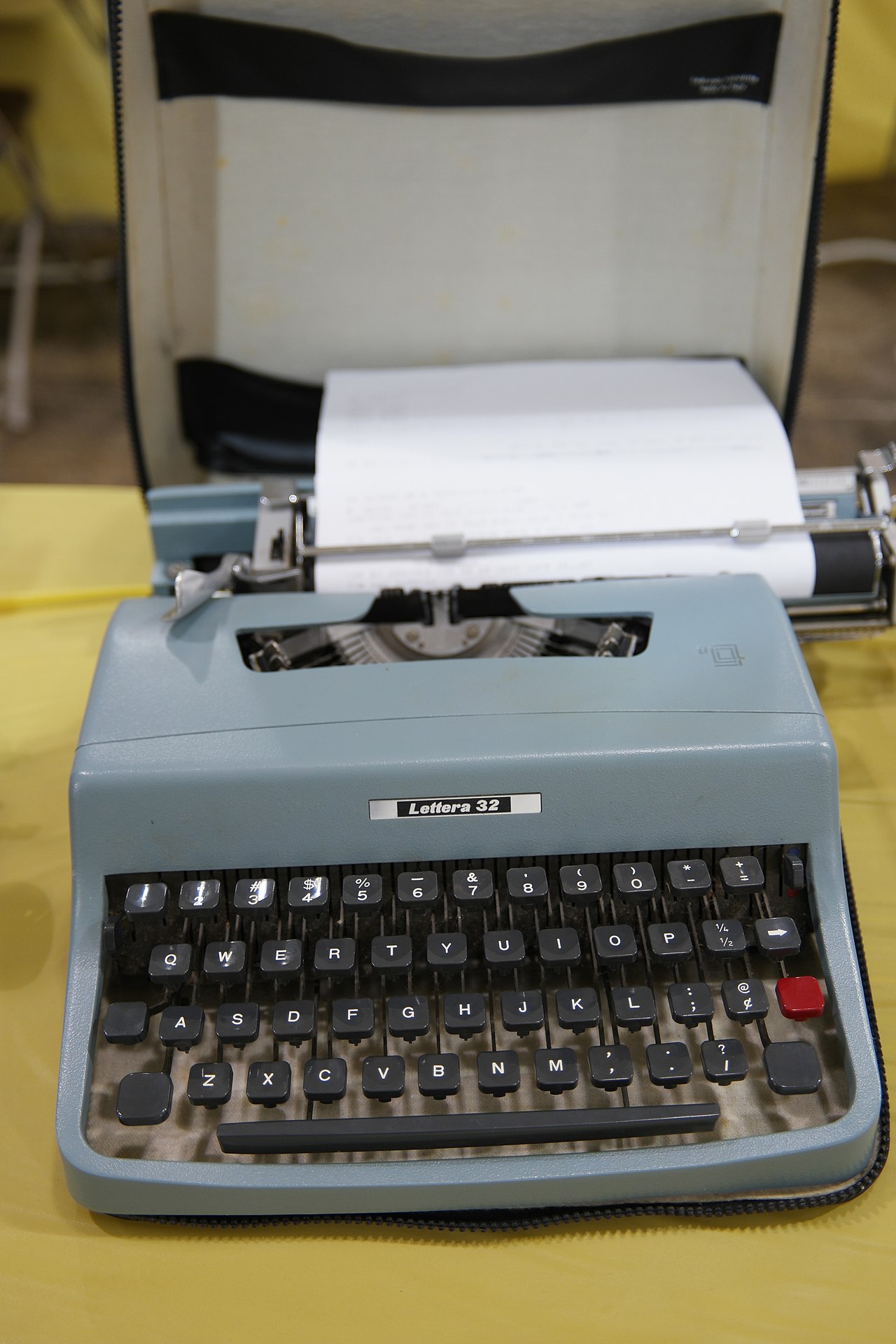 Vintage typewriter