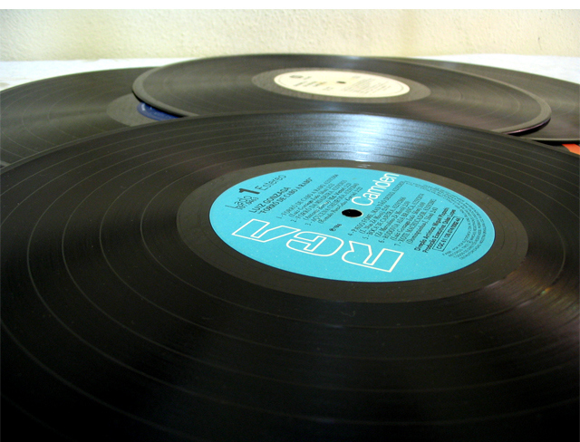 Vintage vinyl record